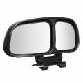 Blind Spot Mirror With Dual Convex Mirrors Adjustable Rear View Mirror. 