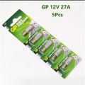 12V 27A GP Alkaline Battery 5pcs. 