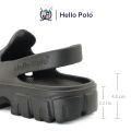 (Preorder) Hello Polo Slippers, Big Head Shoes, 3.2 cm Thick Heels, Very Soft Soles, Non-Slip, Platform Slippers for Women and Men, Suitable for the Season HP8025  အမျိုးသား/သမီးစီးကွင်းထိုးဖိနပ်. 
