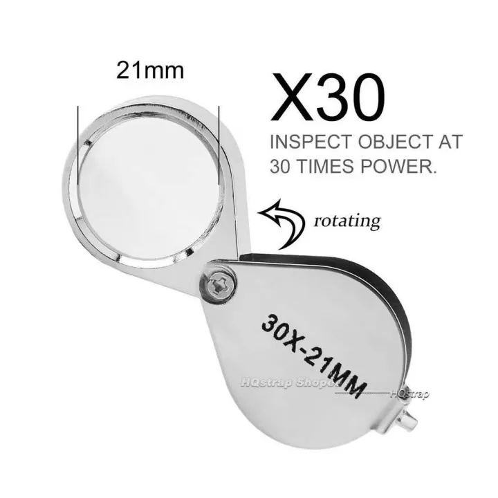 10X/20X/30X%20Pocket%20Loupe%20Magnifier%20Jewelry%20Watch%20Accessories%20Magnifying%20Glass%20Foldable%20Triplet%20Jewelers%20Eye%20Glass%20Tool%20Reading%20Magnifier%20Device%20-%20Image%207