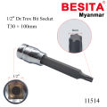 1/2"Dr. Torx Bit Socket T30 x 100mm (BESITA). 
