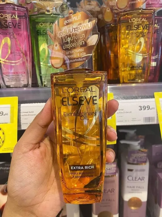 Loreal%20Thailand%20Official%20*%20L'Oreal%20Paris%20Elseve%20Extraordinary%20Hair%20Oil%20100ml%20full%20size%20*100%25%20Authentic%20-%20Image%202