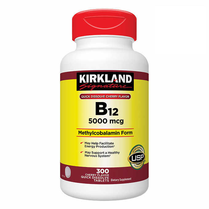 Kirkland%20Signature-%20B12%205000mcg%20Cherry%20Flavor%20(300%20Quick%20Dissolve%20Tabs)%20-%20Image%203