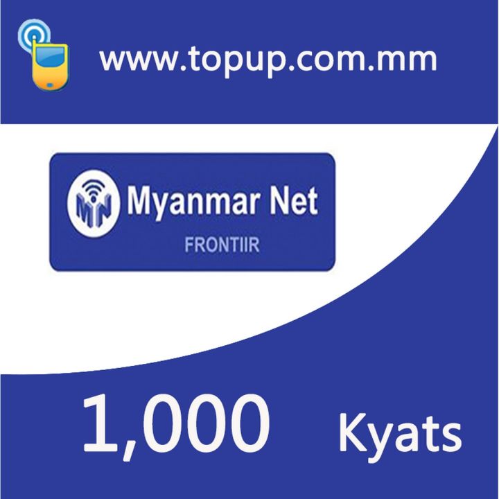 Myanmar Net Prepaid Card - 1,000 ks [Instant Email Delivery]