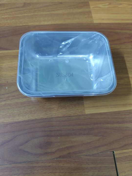 Clover%201pcs%20Food%20Container%20Stainless%20Steel%20Side%20Dish%20with%20Lid%20Stable%20Placement%20Curved%20Edge%20Design%20-%20Image%205