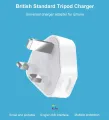 Apple 3 PIN USB to Power Wall Charger Adapter For iPhone, iPad Mini, iPod. 