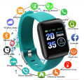 116 PLUS Smart bracelet Smart Watch Color screen Waterproof heart rate Blood pressure monitoring Wireless Bluetooth exercise meter watch. 