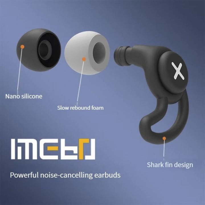 Sleep%20Noise%20Reduction%20Earplugs%20Silicone%20Black%20Sleep%20Soundproof%20Memory%20Foam%20Tapones%20Oido%20Ruido%20Anti%20Snoring%20Ear%20Protection%20Plugs%20-%20Image%205
