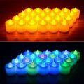 အလှဆင် ဖယောင်းတိုင် LED Light Tea Candles, Electric Candles Party Decorations. 