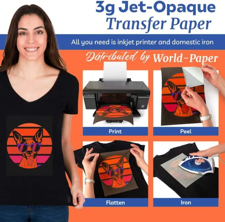 Inkjet%20Heat%20Transfer%20Paper%20%2010%20Sheets%20A4%20Size%20%203G%20Jet%20Opaque%20Transfer%20Paper%20%20Dark%20Transfer%20Heat%20Transfer%20Paper%20%20Thermal%20Transfer%20Paper%20%20Iron%20Clothes%20Stickers%20-%20Image%204