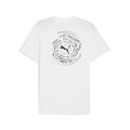 (Preorder) PUMA Basics Men's Graphic T-Shirt, White - 68804202. 