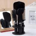 Stand ပါ မှန်ခေါင်းဘီးစုံ Hair Brush. 