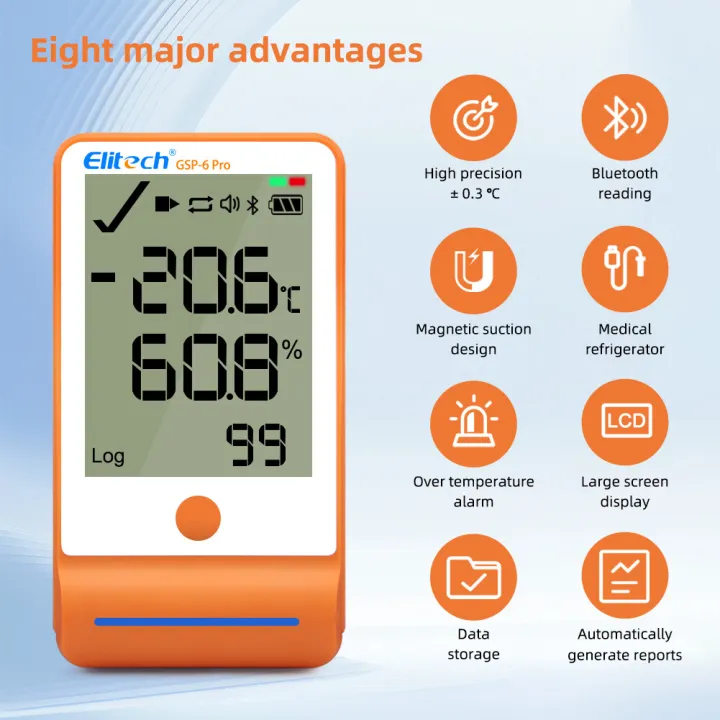 (Preorder)%C2%A0YIERYI%20GSP-6Pro%20Humidity%20and%20Temperature%20Data%20Logger%20with%20Bluetooth,%20100,000%20Data%20Points%20for%20Cold%20Chain,%20Food,%20Lab,%20and%20Refrigeration.%20-%20Image%203