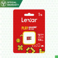 Lexar® PLAY 1TB microSDXC™ UHS-I Card. 