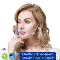 Face Shield Completely Transparent Spit Guard Mouth Shield Anti-Fog Reusable Face Covering Mask great for Events, Restaurants, Nail Salons, Food, Chef, Dentist, Spa and More. 