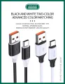 JOKADE JA020 SHENZHOU Series sillicone fast charge data cable(1 meter) (Type-C). 