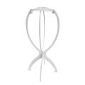 Women Adjustable Wig Stand Foldable Durable Plastic Display Holder Racks. 