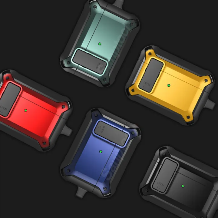 (Preorder)Sanptoch%20Switch%20Lock%20Case%20For%20Apple%20Airpods%204/Pro2/Pro/3rd/2nd/1st%20Generation%20Armor%20Military%20Full%20Cover%20Wireless%20Earphone%20Shockproof%20Protective%20Case%20With%20Keychain%20-%20Image%209