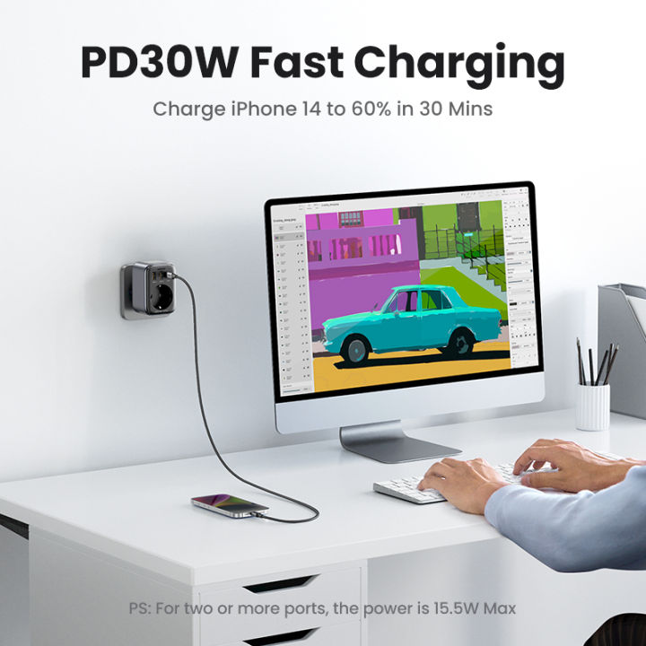 (Preorder)%20Ugreen%204%20in%201%20GaN%20Socket%20Adapter%20PD%2030W%202%20USB%20A%20&%201Type%20c%20Port%20&%201%20DC%20Extend%20Port%20For%20Phone%20PC%20TV%20Fan%20Projector%20-%20Image%204
