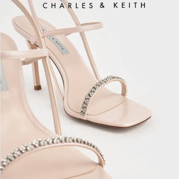%5BCharles%20&%20Keith%5D%20Singapore%20Preorder%20Textured%20Gem-Embellished%20Strappy%20Sandals/%20Fashion%20/%20Women%20/%20Shoes%20/Heeled%20Sandals%20-%20Image%203
