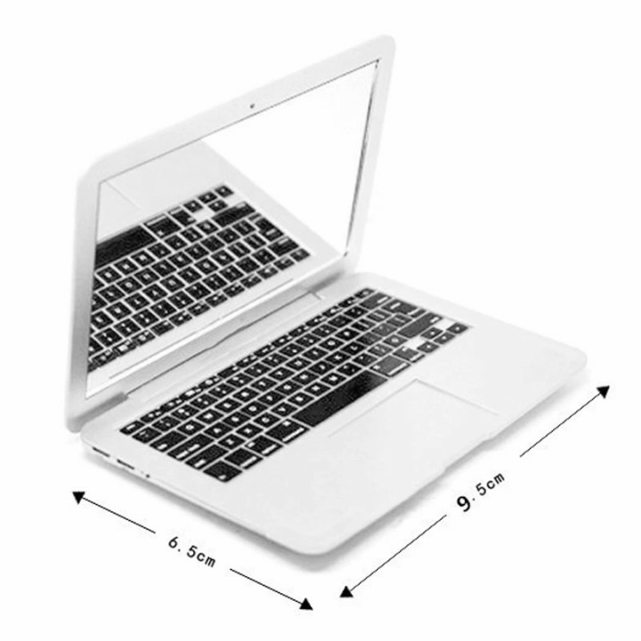 MirrorBook%20Air%20Silver%20Mini%20Novel%20Makeup%20MirrorBook%20Air%20Mirror%20For%20Apple%20MacBook%20Shaped%20-%20Image%208