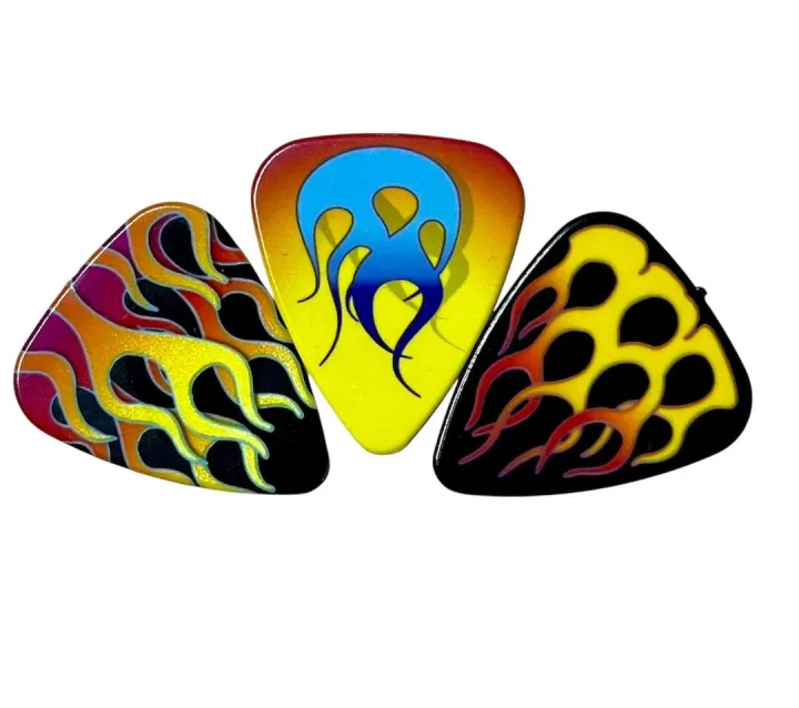 GROVER ALLMAN Guitar picks HOT ROD FLAMEZ(3picks) | Shop.com.mm
