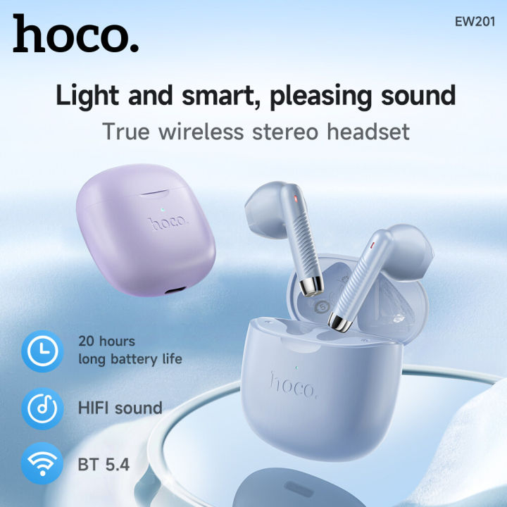 (Preorder)[100% Original]HOCO EW201 TWS True Wireless Bluetooth ...