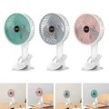 Portable Small Clip Fan With Phone Stand, Lightweight Mini Handheld Cooling Fan, Rechargeable Table Fan. 