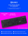 Kaku KSC-464 Keya series wireless keyboard. 