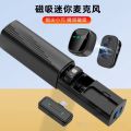 AARON New drawer style H26 wireless lavalier 2x microphone and Type C Receiver for outdoor live streaming noise reduction recording, Vlog, Interview, YouTube, Tiktok (ရင်ချိတ် မိုက်). 