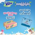 Vito Strawberry Soy Milk- 180ml. 