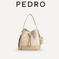 [Pedro] Singapore Preorder Tweed Bucket Bag - Sand. 