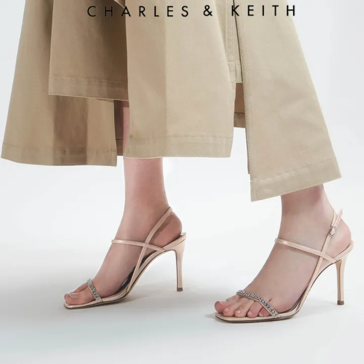 %5BCharles%20&%20Keith%5D%20Singapore%20Preorder%20Textured%20Gem-Embellished%20Strappy%20Sandals/%20Fashion%20/%20Women%20/%20Shoes%20/Heeled%20Sandals%20-%20Image%2010