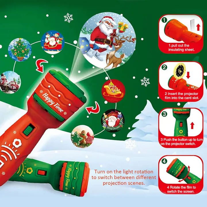 Christmas%20Children's%20Projector%20Flashlight,Christmas%20Toy%20Projection%20Flashlight,24%20Christmas%20Pattern%20Projection%20lamp,Santa%20Patterns%20Bedtime%20Cognition%20Fun%20Torch%20Education%20-%20Image%203