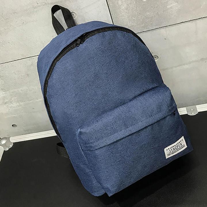 Student%20Solid%20Color%20Canvas%20Backpack%20Bag%20Fashion%20Travel%20College%20Style%20Backpack%20-%20Image%203