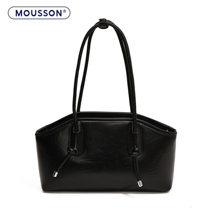 (Preorder)MOUSSON Women's ShouldeVB Bag Retro Props Simple High-end Underarm Handbag Tote Bag အမျိုးသမီးဘေးလွယ်အိတ် 