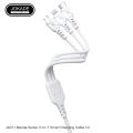 JOKADE JA-011 MANDA series 3 in 1 smart charging cable (1 meter). 