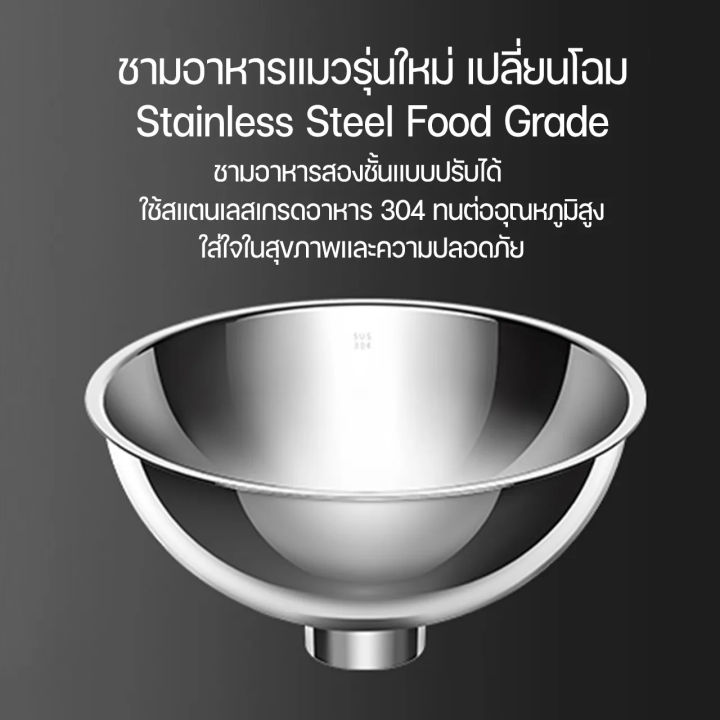 (Preorder)%20PETKIT%20Fresh%20Nano%20Metal%20Adjustable%20Feeding%20Bowl%20by%20munkong%20-%20Image%204