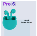Pro6 TWS Touch Control Wireless Headphone Bluetooth 5.0 Earphones Sport Earbuds Music Headset. 