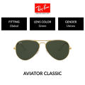 (Preorder) Ray-Ban Aviator large metal - RB3025 001 - size 62 -sunglasses နေကာမျက်မှန်. 