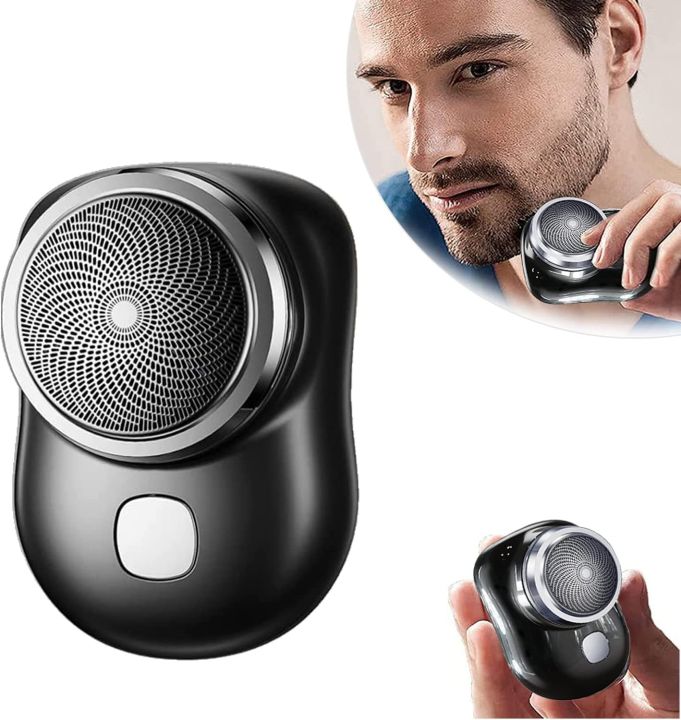 Mini-Shave Portable Electric Shaver, 2024 New Upgrade Mini Electric Razor Shavers for Men, Rechargeable Shaver Easy One-Button Use Suitable for Home,Car Travel,Father's Day,Mother's Day Gif