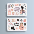 Girl Power Sticker Sheet - 2 Stickers Sheet  Kiss Cut Stickers for Planners  Journals and Scrapbooking  Laptop Sticker  Car Sticker  Phone Sticker  Waterbottle Sticker  Wall Sticker  Waterproof Sticker. 