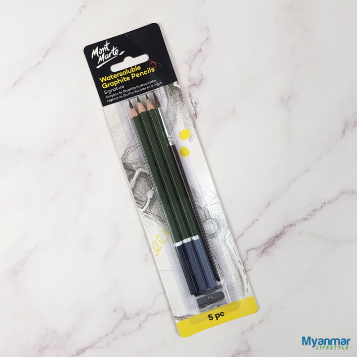 Water-Soluble%20Graphite%20Pencils%20-%20Mont%20Marte%20-%20Image%202