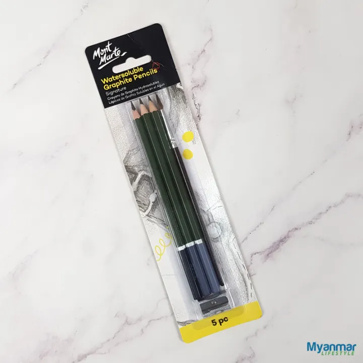 Water-Soluble%20Graphite%20Pencils%20-%20Mont%20Marte%20-%20Image%202