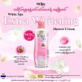 MISTINE WHITE SPA SHOWER CREAM EXTRA WHITENING. 