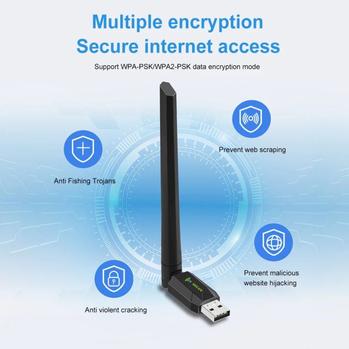 WIFI%206%20WIFI%20Signal%20Receiver%202.4G%20286Mbps%20Wireless%20Adapter%20WPA3%20Security%20AX286M%20Driver%20Free%20for%20Win7/10/11%20-%20Image%205