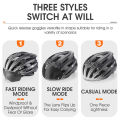 (Preorder)Motorcycle Helmet with Goggles High Quality Lightweight Mountain Bike Helmet Magnetic Goggles Helmet Shockproof Windproof Dustproof  စက်ဘီးစီးဦးထုပ်. 
