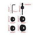 Clover 6 pcs Woodworking Hole Openter Set Gypsum Board Drill Bit Wood Drill Reamer Cup. 