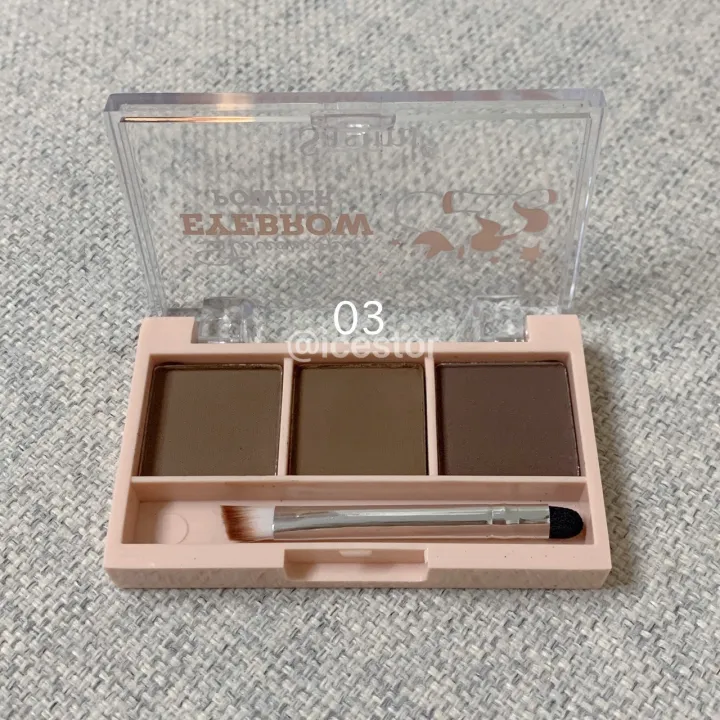 (Preorder)S-969%20Eyebrow%20Pencil,%20Pressed%20Powder%20Eyebrow%20Pencil,%20Waterproof,%20Korean%20Style%20-%20Image%207