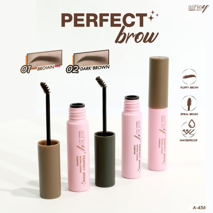 Ashley%20A-456%20Mascara%20Brow%20Perfect%20brow%20mascara%20Beautiful%20Color%20Long-Lasting%20Natural%20Color%20Small%20brush%20head%20for%20easy%20swiping%20-%20Image%207